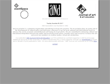 Tablet Screenshot of and.org.uk