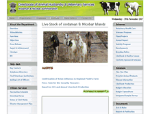 Tablet Screenshot of ahvs.and.nic.in